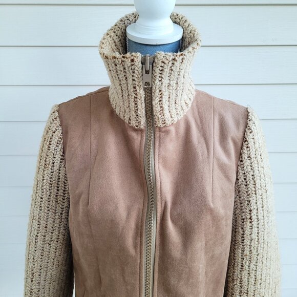 Vintage 70s/early 80s Union Made Faux suede Fall cool weather Jacket with zipper - Picture 3 of 12